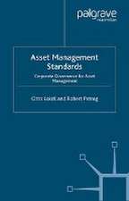 Asset Management Standards: Corporate Governance for Asset Management