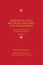 Hermeneutics between History and Philosophy