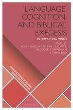 Language, Cognition, and Biblical Exegesis