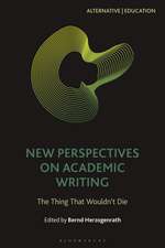 New Perspectives on Academic Writing: The Thing That Wouldn’t Die