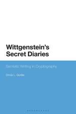 Wittgenstein’s Secret Diaries: Semiotic Writing in Cryptography