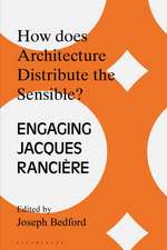 How Does Architecture Distribute the Sensible?