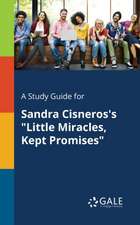 A Study Guide for Sandra Cisneros's "Little Miracles, Kept Promises"