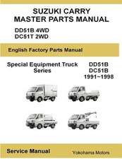 Suzuki Carry Truck Special Equipment Master Parts Manual Dd51b Dc51c