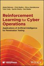 Reinforcement Learning for Cyber Operations: Appli cations of Artificial Intelligence for Penetration Testing