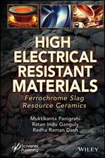 High Electrical Resistant Materials – Ferrochrome Slag Resource Ceramics