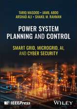 Power System Planning and Control