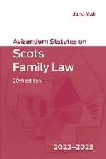 Avizandum Statutes on Scots Family Law