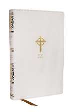 NRSVCE Sacraments of Initiation Catholic Bible, White Leathersoft, Comfort Print