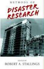 Methods of Disaster Research