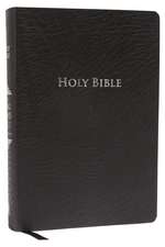 KJV Study Bible, Large Print, Bonded Leather, Black, Thumb Indexed, Red Letter: Second Edition