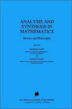 Analysis and Synthesis in Mathematics: History and Philosophy