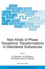 New Kinds of Phase Transitions: Transformations in Disordered Substances