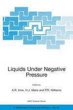 Liquids Under Negative Pressure: Proceedings of the NATO Advanced Research Workshop of Liquids Under Negative Pressure Budapest, Hungary 23–25 February 2002