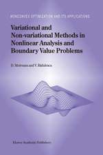 Variational and Non-variational Methods in Nonlinear Analysis and Boundary Value Problems