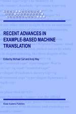 Recent Advances in Example-Based Machine Translation