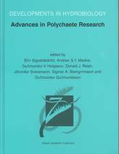 Advances in Polychaete Research