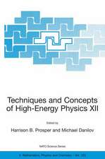 Techniques and Concepts of High-Energy Physics XII