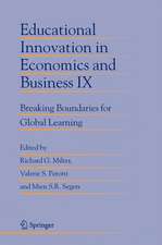 Educational Innovation in Economics and Business IX: Breaking Boundaries for Global Learning