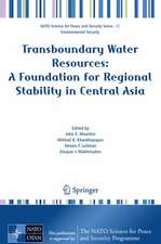 Transboundary Water Resources: A Foundation for Regional Stability in Central Asia