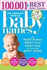 The Complete Book of Baby Names