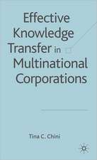 Effective Knowledge Transfer in Multinational Corporations