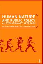 Human Nature and Public Policy: An Evolutionary Approach