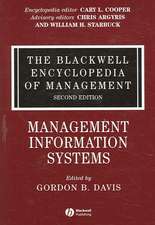 The Blackwell Encyclopedia of Management – Management Information Systmes V 7 2e