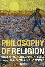 Philosophy of Religion – Claasic and Contemporary Issues