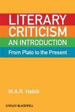 Literary Criticism from Plato to the Present – An Introduction