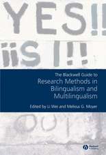 Blackwell Guide to Research Methods in Bilingualism and Multilingualism