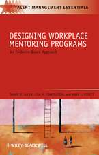 Designing Effective Mentoring Programs – An Evidence–Based Approach