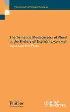 The Semantic Predecessors of Need in the History of English (c750–1710)