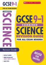 Wooster, M: Combined Sciences Revision Guide for All Boards