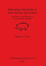 Measuring Complexity in Early Bronze Age Greece