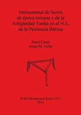 Instrumental de hierro de época romana y de la Antigüedad Tardía en el N.E. de la Península Ibérica