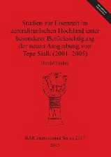 Studien Zur Eisenzeit Im Zentraliranischen Hochland Unter Besonderer Berucksichtigung Der Neuen Ausgrabung Von Tepe Sialk (2001-05)