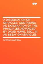 A Dissertation on Miracles