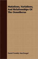 Mutations, Variations, and Relationships of the Oenotheras: The Schulz Steam Turbine