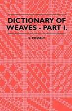 Dictionary Of Weaves - Part I.