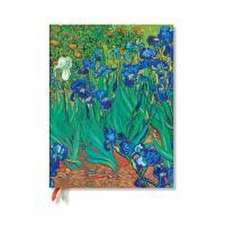 Paperblanks 2024-2025 Weekly Planner Van Gogh Irises Van Gogh Irises 18-Month Ultra Vertical Elastic Band 208 Pg 80 GSM