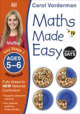 Maths Made Easy: Advanced, Ages 5-6 (Key Stage 1): Supports the National Curriculum, Maths Exercise Book