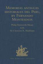 Memorias antiguas historiales del Peru, by Fernando Montesinos