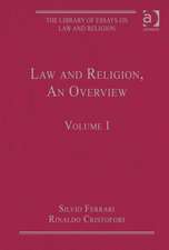 Law and Religion, An Overview: Volume I