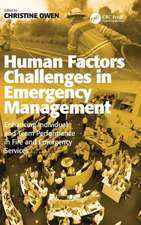 Human Factors Challenges in Emergency Management: Enhancing Individual and Team Performance in Fire and Emergency Services