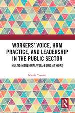 Workers' Voice, HRM Practice, and Leadership in the Public Sector: Multidimensional Well-Being at Work