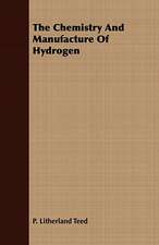 The Chemistry and Manufacture of Hydrogen: Supplement