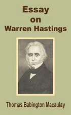 Essay on Warren Hastings