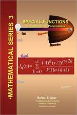 Special Functions and Orthogonal Polynomials