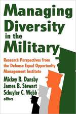 Managing Diversity in the Military: Research Perspectives from the Defense Equal Opportunity Management Institute